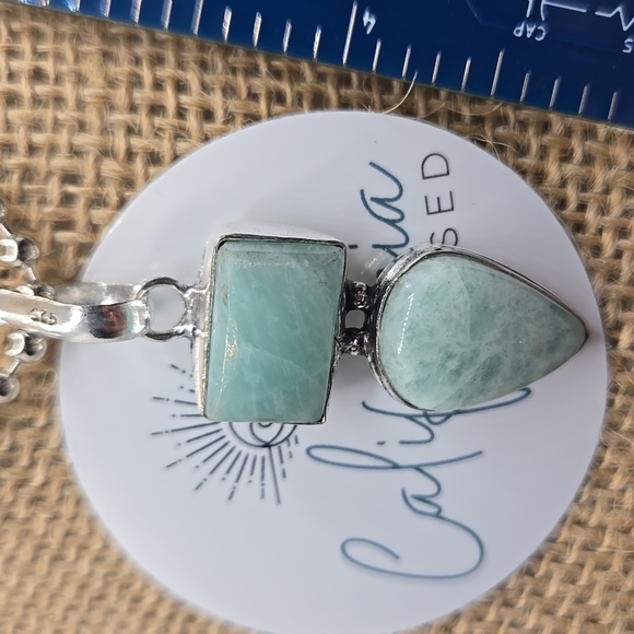 Peruvian Turquoise pendant #369 - Picture 3 of 5
